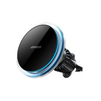Joyroom car phone holder with 15W Qi inductive charger (MagSafe compatible) for air vent, silver (JR-ZS291) - OUTLET