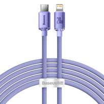 Baseus CAJY000305 Lightning - USB-C PD cable 20W 480Mb/s 2m - purple - OUTLET