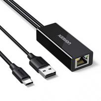 UGREEN USB-C to RJ45 10/100Mbps Network Adapter - Black - OUTLET