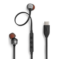 JBL Tune 310C In-Ear Wired USB-C Headphones - Black - OUTLET