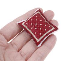1Pc 1/12 Dollhouse Simulation Sofa Model Dollhouse Living Room Furniture Decoration Dolls House Accessories brown