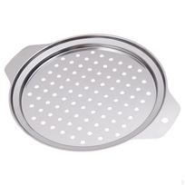 Dumpling Kitchen Lid Spaetzle Noodle Maker Strainer Traditional Making Tool Multiuse Over Pan Matches the image,430 Stainless Steel white
