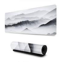 Japanese Cherry Blossom White Gaming Mouse Pad Xxl Extended Large Mouse Mat Desk Pad Stitched Edges Mousepad Long Nonslip Rubber 800x400x2mm