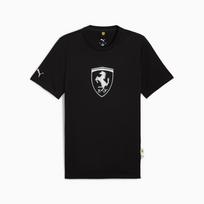 Puma Ferrari Tonal Shield Men' T-Shirt Black 63278501 R white