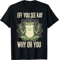 Frog Eff You See Kay Why Oh You T-Shirt 140 beige