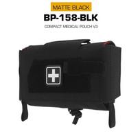 V3 GEN3 Compact Trauma Bag Agilit MD2 IFAK, Outdoor Tactical First Aid Medical Pouch for Hunting Vest Plate Carrier Waist Belt Gear BLK