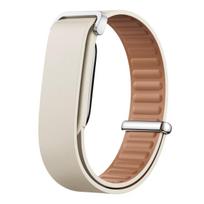 Soft Genuine Leather Replacement Band for Google Fitbit Air pilkšvai balta