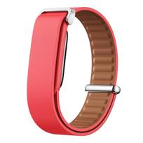 Soft Genuine Leather Replacement Band for Google Fitbit Air raudona