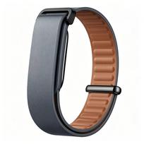 Soft Genuine Leather Replacement Band for Google Fitbit Air gray