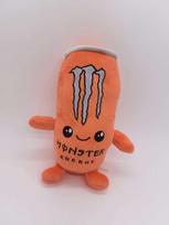 Monster Energy Zero Ultra White Energijos Gėrimo Pliušinis Lėlė Mielas Mesti Pagalvės Žaislas Super Minkštas Pliušinis Gyvūnas 25cm oranžinė