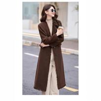 Jacket Women's Autumn and Winter Women's Clothing Simple Woolen Coat M