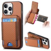 Piniginė su stoveliu ir kortelių laikikliu Odinis telefono dėklas iPhone 16 15 14 11 Pro Max XR XS 7 8 Plus 13 12 Mini SE  Dangtelis iPhone 16 Plus