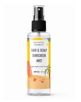 Hair Sunscreen SFP 50 Spray for Women & Men – UV & Sun Protection | Anti-Frizz Sunscreen Mist SPF 50 | Lightweight Leave-In Hair Protection Spray black