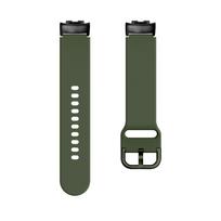 Silikoninis dirželis, skirtas Fitbit Charge 6 5, minkštas, reguliuojamas, spalvotas sagtelė, madingas apyrankės dirželis, skirtas Charge 6, sportinio dirželio priedai Correa Charge 6 alyvuogės
