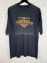 90s Command & Conquer Tiberian Sun 1999 Game Promo T-Shirt Faded Black Size XL Unisex T-Shirt L gray