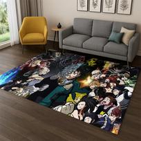 Mano Herojų Akademija Deku Bakugou Animacinis Anime Kilimas Kilimas Miegamojo Svetainės Sofos Durų Kilimėlis Namų Dekoras, Vaikų Zonos Kilimas Neslystantis 40cm x 60cm gray