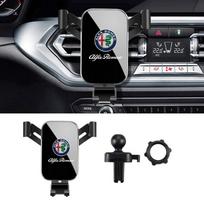 ABS Automobilio telefono laikiklis Fiksuotas laikiklis Stovas Mobiliesiems Alfa Romeo STELVIO Giulia 159 Giulietta 147 Mito 156 MTO Sportiva Priedas gray