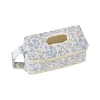 Quilted Baby Wet Wipe Pouch Multifunctional Wet Wipes Case Soft Tissue Dispenser  Mommy Bags mėlyna