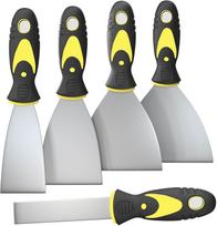 Rerdeim 5Pcs Putty Knife, Set, 1  2  3  4  5  Scraper, Spackle Knife, Paint Scraper, Scraper Tool, No Rusting, Perfect For Repairing Drywall, gray