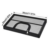 Fine Mesh Aquarium Mesh Cover Black Fish Tank Lid Cover Aquarium Anti-jump Net  Home Aquariums 30×20cm