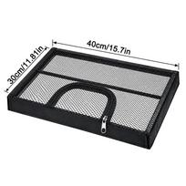 Fine Mesh Aquarium Mesh Cover Black Fish Tank Lid Cover Aquarium Anti-jump Net  Home Aquariums 40×30cm