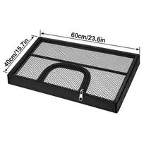 Fine Mesh Aquarium Mesh Cover Black Fish Tank Lid Cover Aquarium Anti-jump Net  Home Aquariums 60×40cm