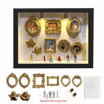 Romantic DIY Mini Museum Photo Frame Vintage Creative Memory Display Kit  Memory Display juoda