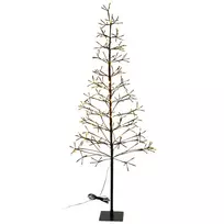 Dekoratyvinis LED medis 280 LED, juodas, 150 cm