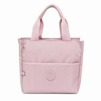 Leakproof Insulated Lunch Bag Insulated Thickened Lunch Box Large Capacity Water-resistant Cooler Lunch Bag for School Work rožinė