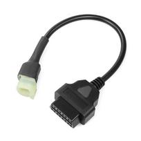 4PIN Male OBD2 Connector Cable 16 Pin Female Male To Female OBD2 Cable  For Honda Motorcycles for Honda 4pin gray