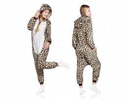 Panther Onesie Jumpsuit Pajama Tracksuit Kigurumi Fancy Dress Costume L black