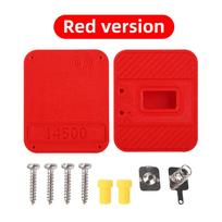 Case Kit for LoRa 32 V4 ESP32 WIFI Bluetooth Development Board Expansion Case Can Accommodate 14500 Lithium Batteries raudona