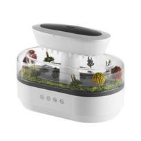 Ultrasonic Raindrop Aroma Diffuser & Humidifier with Color Light and Essential Oil Compatibility US Plug (Domestic Use) balta