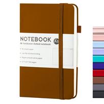 A5 Business Diary: Cross-border, Portable A6 Binder Notebook with Customizable Logo. white
