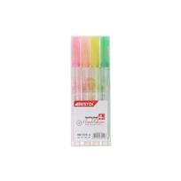 Fluorescent Highlighter Marker Pen - Colorful Marking Pen for Office and Student Use Chisel Tip beige