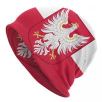 Custom Polska Flag Eagle Eye Bonnet Hat Knit Hat Unisex Women Cool Unisex Poland Polish Pride Winter Warm Beanies Cap Beanies Hat white