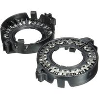 2Pcs D1S D3S Xenon HID Bulb Holder Adapter Adaptor Clip Ring Retainer 63117162087 for BMW 1 3 5 7 Series X5 X6 black