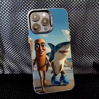 Tung Tung Tung Sahur Phone Case For iPhone 16,15,14,13,12,11,8,7,Pro,Max,Plus,Mini,XS,SE Anti Fall Black Matte Hard iPhone15plus gray
