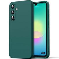 Case for Samsung Galaxy A18 4G/5G, Soft Flexible Silicone Protection Slim Anti-Scratch Night Green žalia