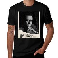 The Myth Of Sisyphus By Albert Camus T-shirt G Man T Shirts For Men T Shirts With Prints T Shirts For Man Cotton Soft T-shirt XL juoda