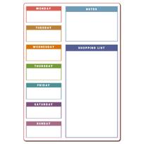 Cross-border A4 Magnetic Soft Whiteboard Calendar Memo Sticker