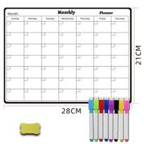 Cross-border A4 Magnetic Soft Whiteboard Calendar Memo Sticker