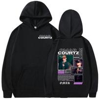 Omar Courtz Primera Musa Albumo Turo Prekės Su Gobtuvu Vyriški Moteriški Mados Gobtuviniai Marškinėliai Hip Hop Dydeli Megztiniai Streetwear 3XL black