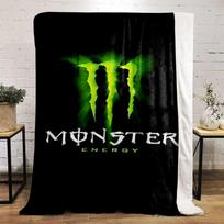 Green Claw Monster Energy Logo Warm blanket - Flannel blanket for bedroom, living room, sofa, and nap. 150x200cm(59*78in)