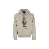 Polo Ralph Lauren Teddy Bear cotton-blend hoodie 710853309-021 M gray