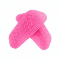 Silicone Shin Guards Soft Gear Lightweight for Footballers balta