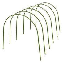 Plastic Coated Steel Greenhouse Arch Frame 8mm 50x50cm for 2m Width Garden Tunnel