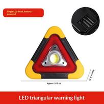 Solar Emergency Triangular Warning Light Safety Emergency Breakdown Alarm Lamp Portable Solar Light For Camping Workin A3 black