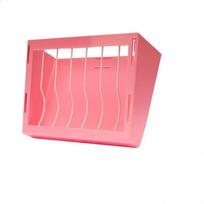 Hanging Rabbit Hay Feeder Anti-Flipping Grass rack Food Dispenser Grass Holder  Small Pet Feeding rožinė