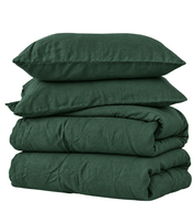 Lininė patalynė „Linen Dark Green“ (50x70 cm)